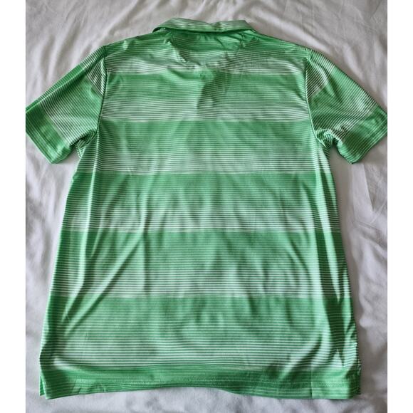 PGA Tour Pro Series Men’s Polo Shirt Size L Green Stripe Golf NWT - Picture 15 of 16